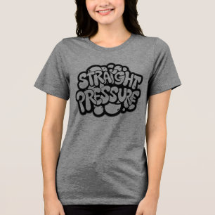 rechte druk Tri-Blend shirt