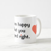 Rechte gedraaid mok (Voorkant rechts)