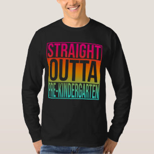 Rechte outa pre-Kindergarten terug naar Scho T-shirt