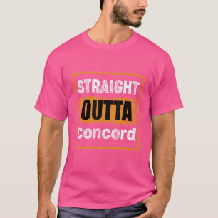 Rechte Outta Concord North Carolina USA Vintage T-shirt