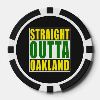 Rechte Outta Groen Oakland Poker Chips