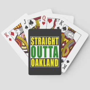 Rechte Outta Groen Oakland Speelkaarten