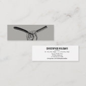  rechte straal / mini visitekaartje (Voorkant / Achterkant)