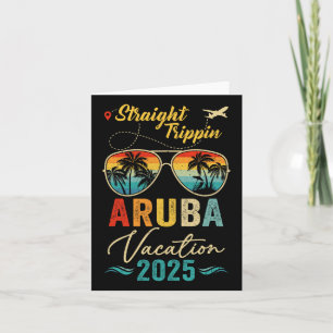 Rechte Trippin Aruba 2025 Familie Zomer Vakantie Kaart