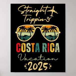 Rechte Trippin Costa Rica 2025 Reis Familie Summe Poster