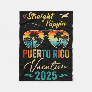 Rechte Trippin Puerto Rico 2025 Familie Zomer Va Fleece Deken