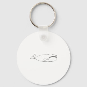 Rechte walvis (zonder titel) sleutelhanger