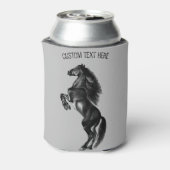 Rechte Wild Horse Koelbox met aangepaste tekst Blikjeskoeler (Blikje Achterkant)