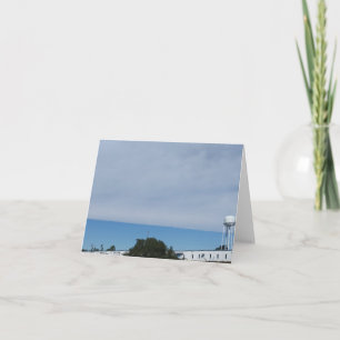 Rechte witte wolken kaart