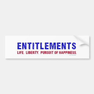 Rechten Bumpersticker