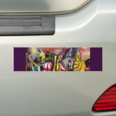 RECHTEN IN DE NACHT BUMPERSTICKER (Op auto)