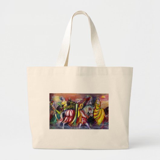 RECHTEN IN DE NACHT GROTE TOTE BAG (Voorkant)