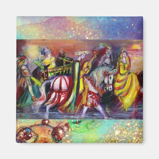 RECHTEN IN DE NACHT MAGNEET (Voorkant)