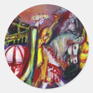 RECHTEN IN DE NACHT RONDE STICKER