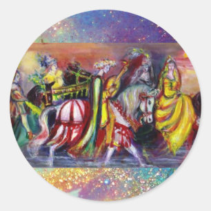 RECHTEN IN DE NACHT RONDE STICKER