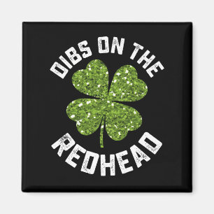 Rechten op de roodharige St. Patrick's Day klavert Magneet