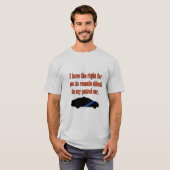 Rechten van de ambtenaar t-shirt (Voorkant volledig)