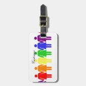 Rechten van de vrouw 2017 LGBTQIA Bagagelabel (Voorkant verticaal)