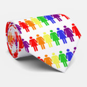 Rechten van de vrouw 2017 LGBTQIA Stropdas (Opgerold)