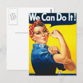 rechten van de vrouw briefkaart (Voorkant / Achterkant)