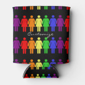 Rechten van de vrouw LGBTQIA Thunder_Cove Blikjeskoeler (Voorkant)