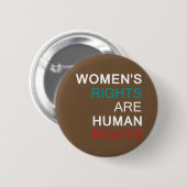 Rechten van de vrouw ronde button 5,7 cm (Voorkant /achterkant)