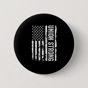 Rechten van werknemers in de Unie - sterke vakbond Ronde Button 5,7 Cm