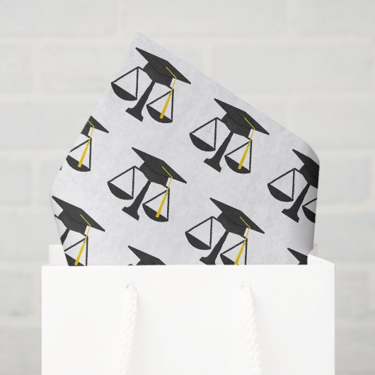 Rechtenschool Afstuderen Tissuepapier (Cadeauzakje)