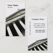 rechtensjabloon voor visitekaartje (Voorkant / Achterkant)