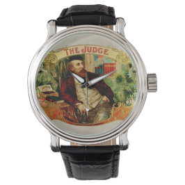 Rechter  kaartje Etiket Horloge