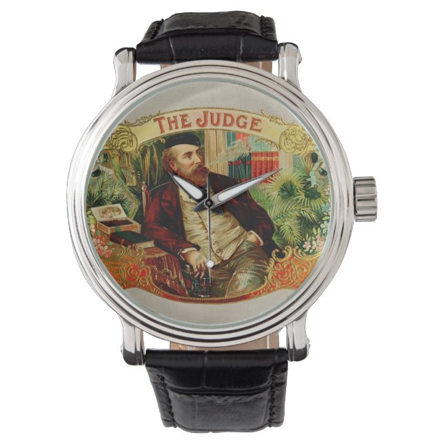 Rechter  kaartje Etiket Horloge (Voorkant)