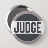 Rechter Mock Trial Contest Gray Badge Ronde Button 4,0 Cm (Voorkant /achterkant)