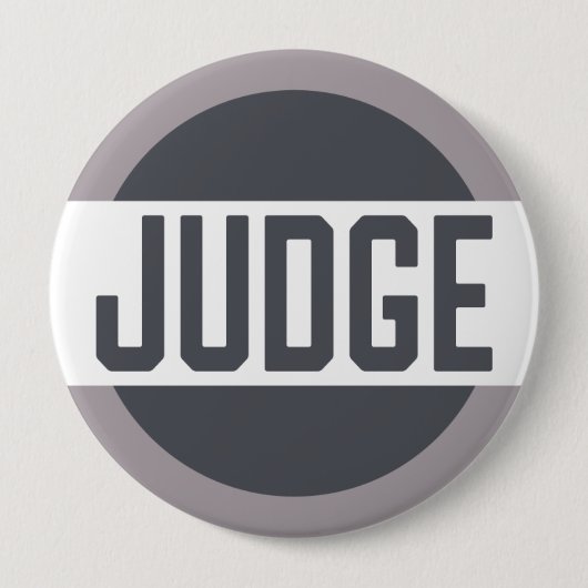 Rechter Mock Trial Contest Gray Badge Ronde Button 4,0 Cm (Voorkant)