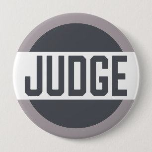 Rechter Mock Trial Contest Gray Badge Ronde Button 4,0 Cm