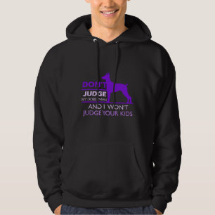 Rechter niet in Mijn Doberman Pincher Hoodie