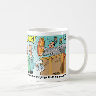 Rechter op het plakbord van de Cymbals op de bank Koffiemok