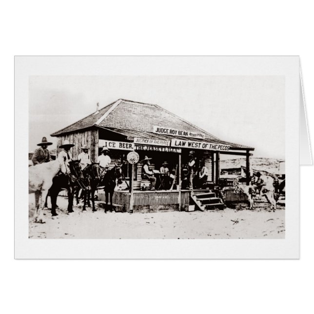 Rechter Roy Bean  Wild West (Voorkant Horizontaal)