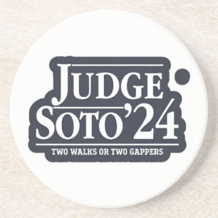 Rechter Soto 24 - Grappige geschenken voor honkbal Zandsteen Onderzetter