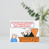 rechter twintig jaar lang briefkaart (Staand voorkant)