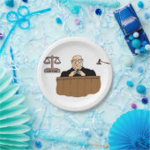 Rechter voor papieren Borden Papieren Bordje (Feest)