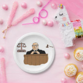 Rechter voor papieren Borden Papieren Bordje (Feest)