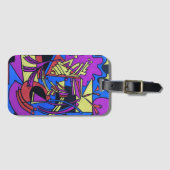 Rechterhersenhelft Linkerhersenhand geschilderd mo Bagagelabel (Voorkant (horizontaal))