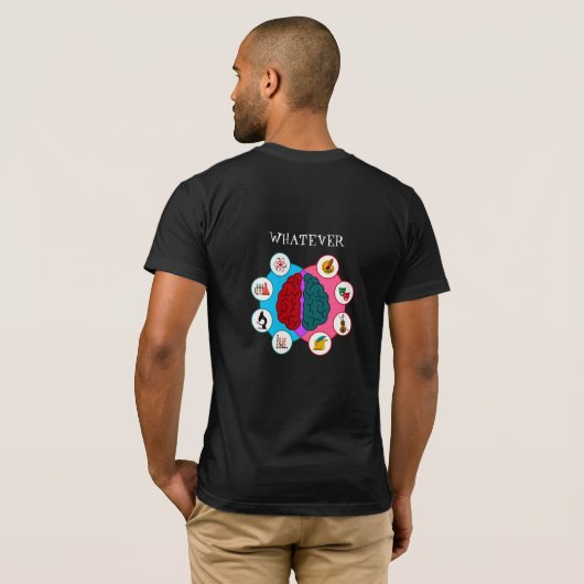 Rechterhersenhelft Linkerhersenhelft T-shirt (Achterkant volledig)