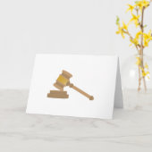 rechters Gavel Kaart (Gele Bloem)