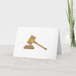 rechters Gavel Kaart