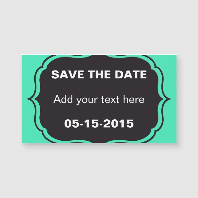 Rechthoek Button  zwart + achterzijde en idee (Voorkant)