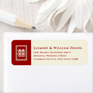 Rechthoek dubbel geluk Klassieke Chinese bruiloft Etiket