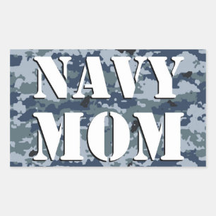 Rechthoek Navy Ma Camouflage Rechthoekige Sticker
