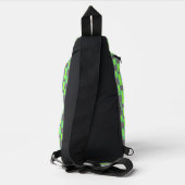 Rechthoek Patroon Grijs 15 Sling Bag (Achterkant)