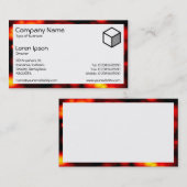 Rechthoek - Rode reuzen Visitekaartje (Voorkant / Achterkant)